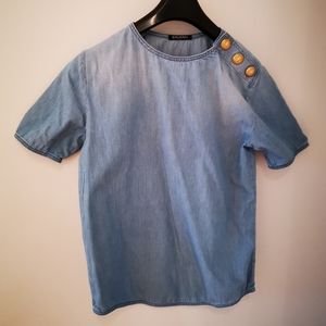 💯Authentic Balmain Denim T-Shirt